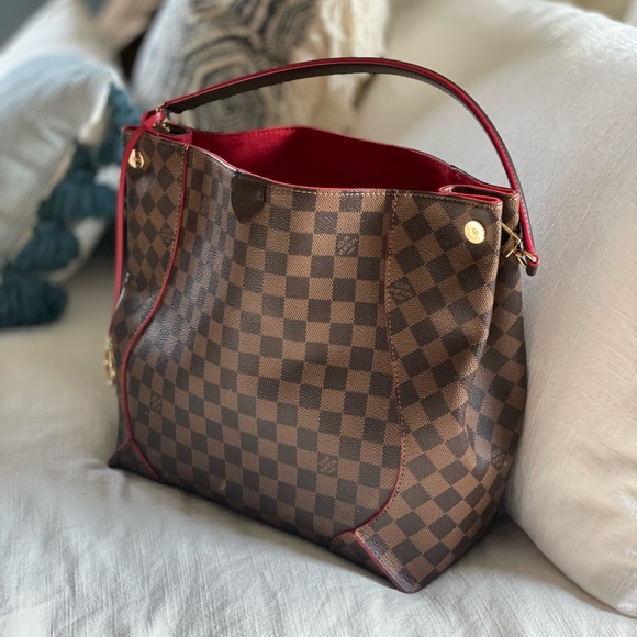 ❣️LIKE NEW❣️💎✨Louis Vuitton❣️ Caissa Damier Ebene Hobo Shoulderbag - Picture 6 of 17